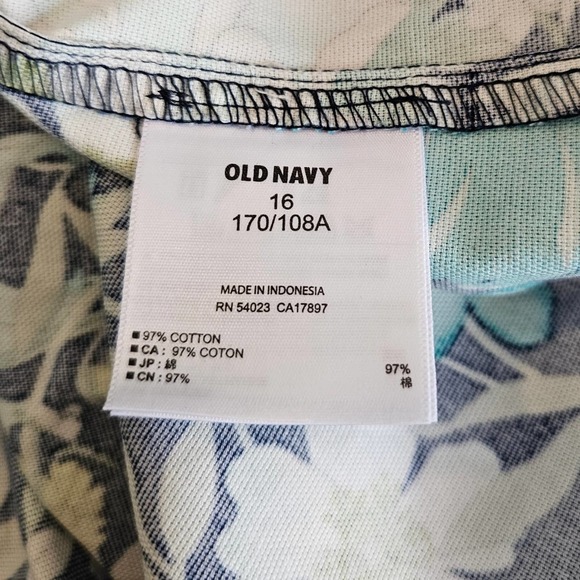 Old Navy women's strapless royal blue floral dress NWT size 16 - Picture 10 of 12